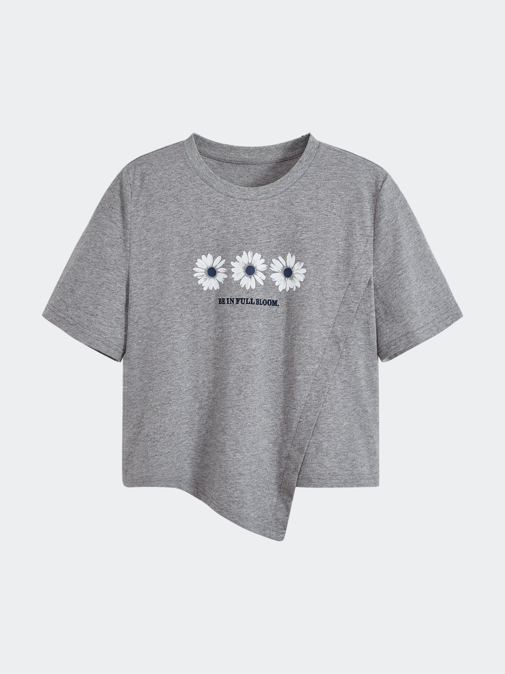 Asymmetrical Hem T-shirt – KUOSE.com