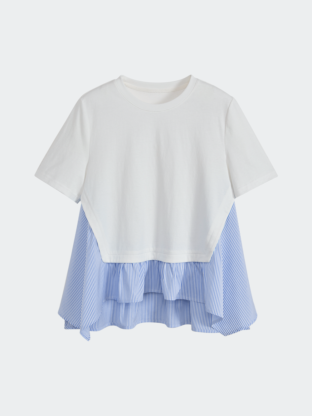 Layered Hem T-shirt – KUOSE.com