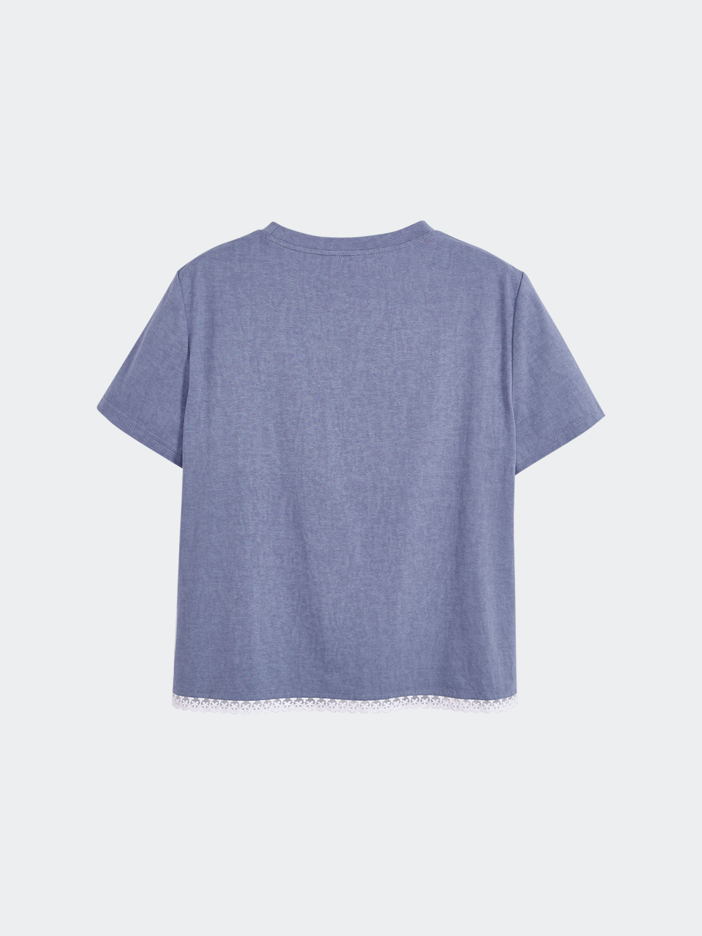 Lace Trim T-Shirt – KUOSE.com
