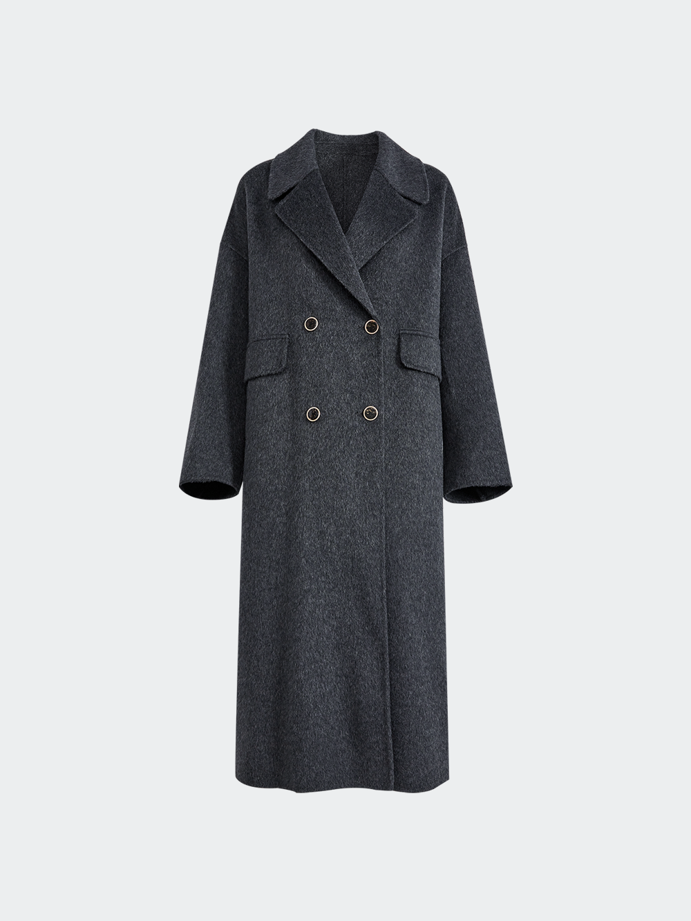 Double-breasted Wool Coat – KUOSE.com Double-breasted Wool Coat – KUOSE.com