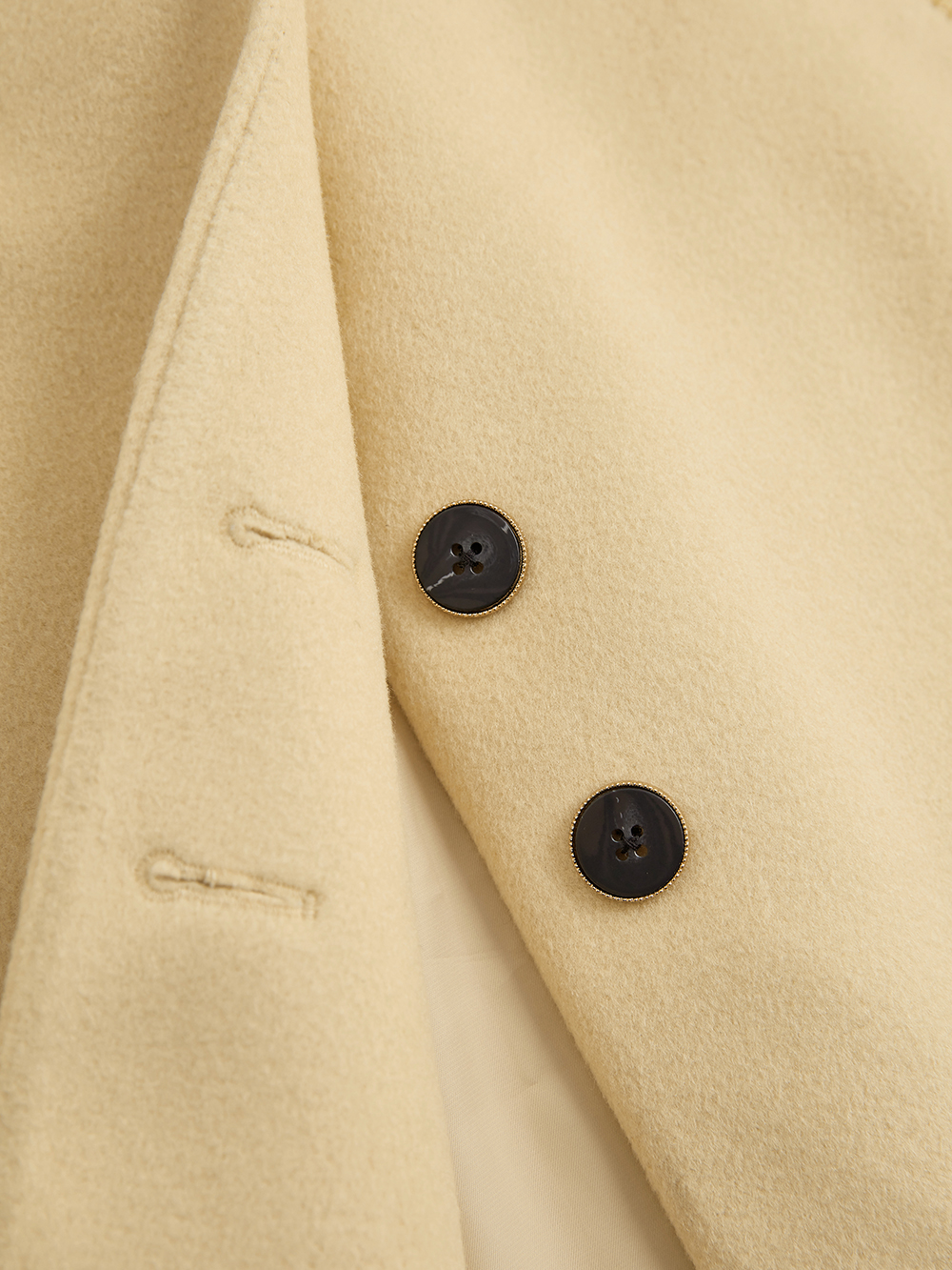 ファンネルネックウールブレンドコート – KUOSE.com