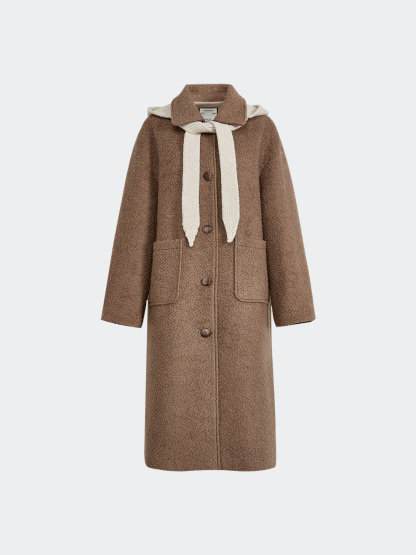 Detachable Hood Longline Coat – KUOSE.com