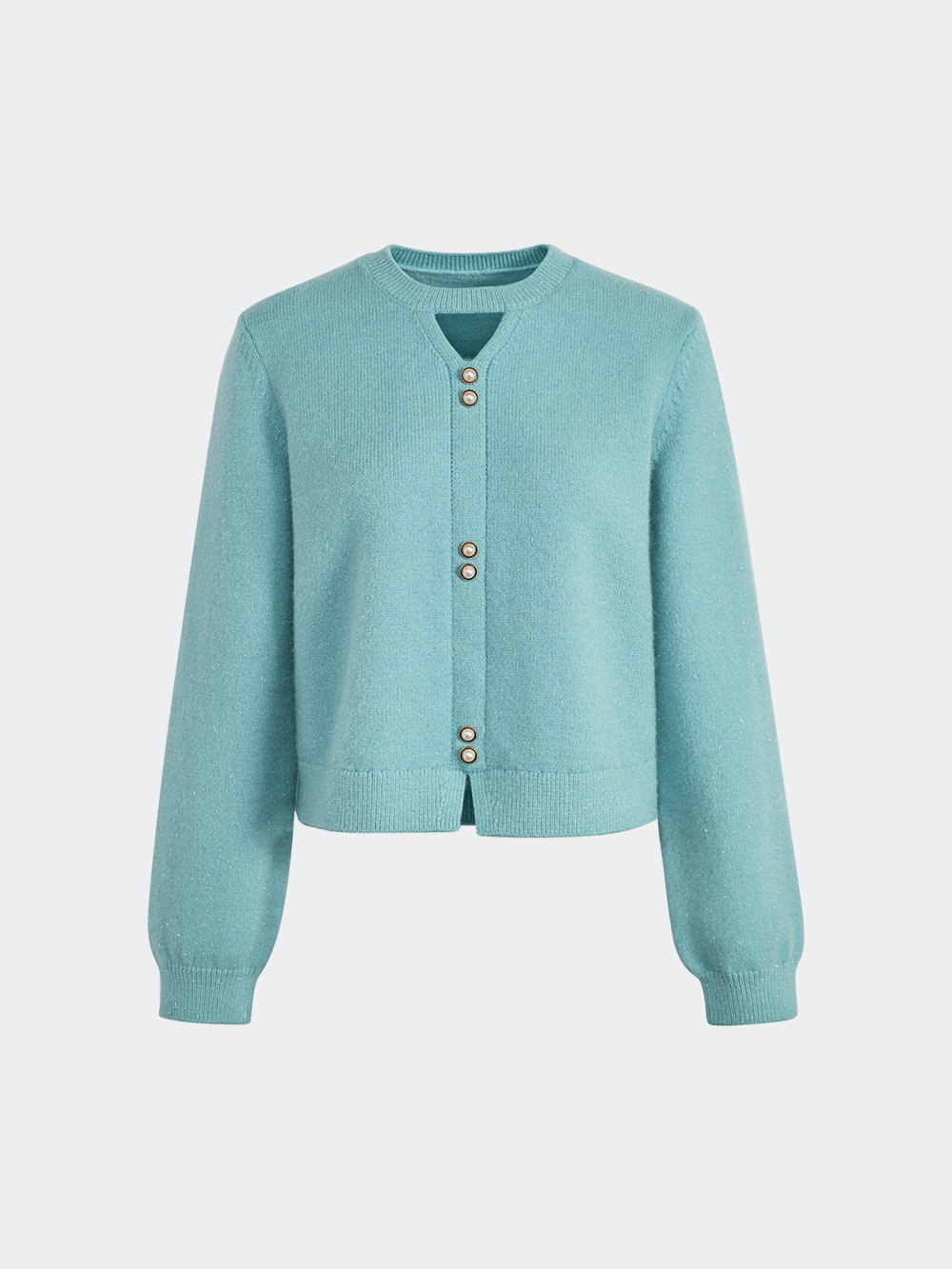 front cut out sweatshirt