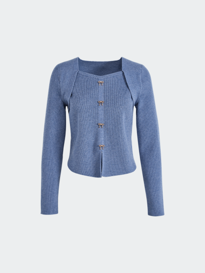Ribbon Knit Top – KUOSE.com Ribbon Knit Top – KUOSE.com