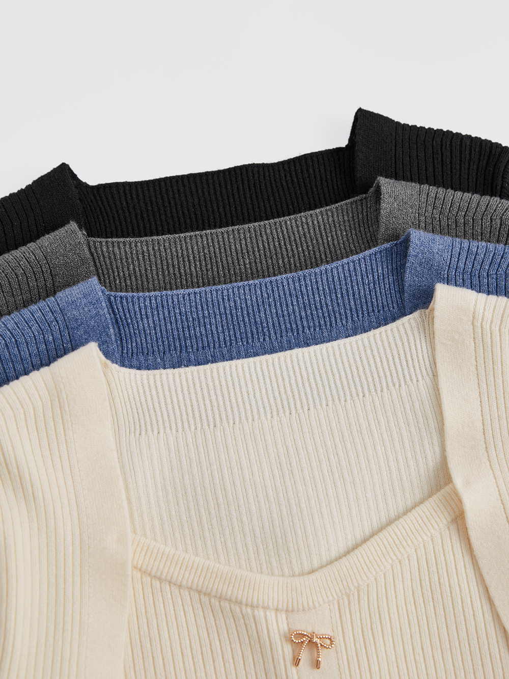 Ribbon Knit Top – KUOSE.com Ribbon Knit Top – KUOSE.com