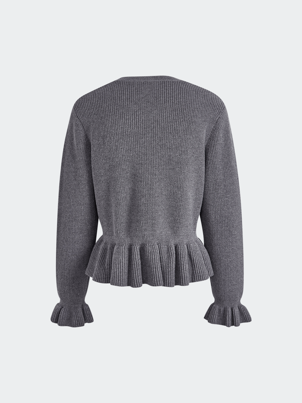 Ruffle Knit Top – KUOSE.com