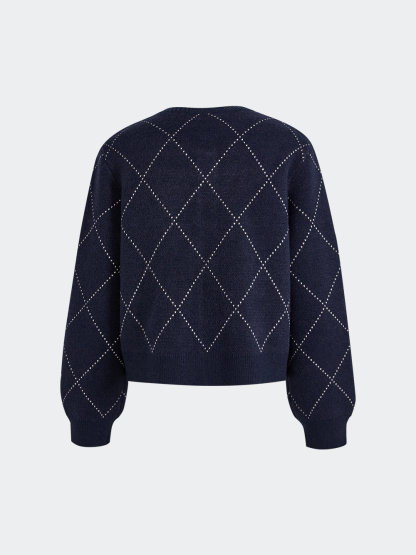 Argyle Cardigan – KUOSE.com Argyle Cardigan – KUOSE.com