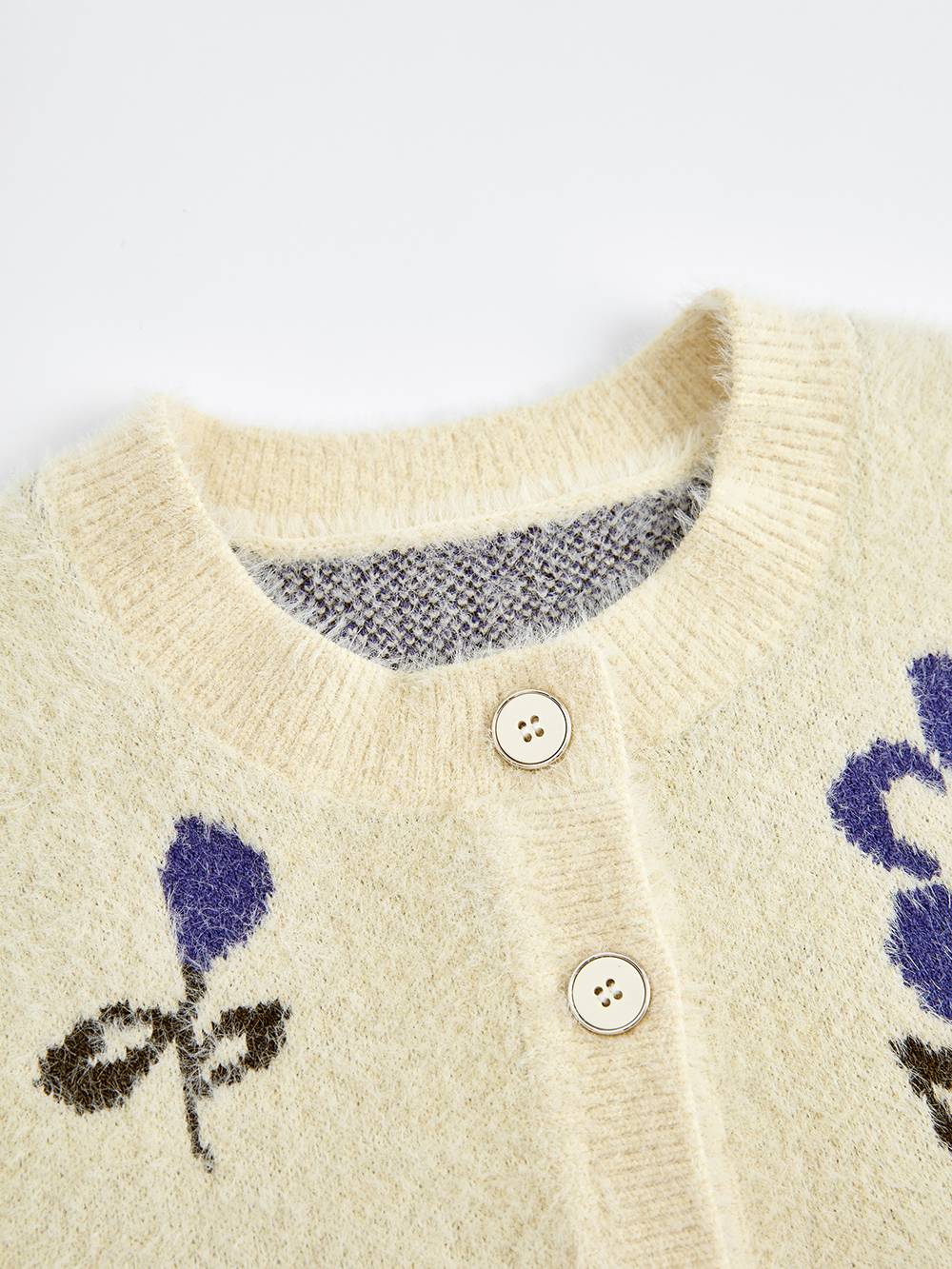 花柄のカーディガンセーター – KUOSE.com