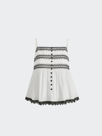 Embroidery Cami Top – KUOSE.com