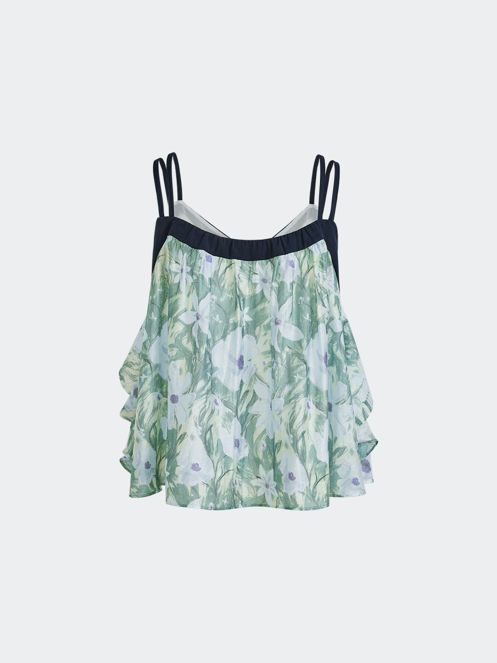 Floral V-neck Cami – KUOSE.com