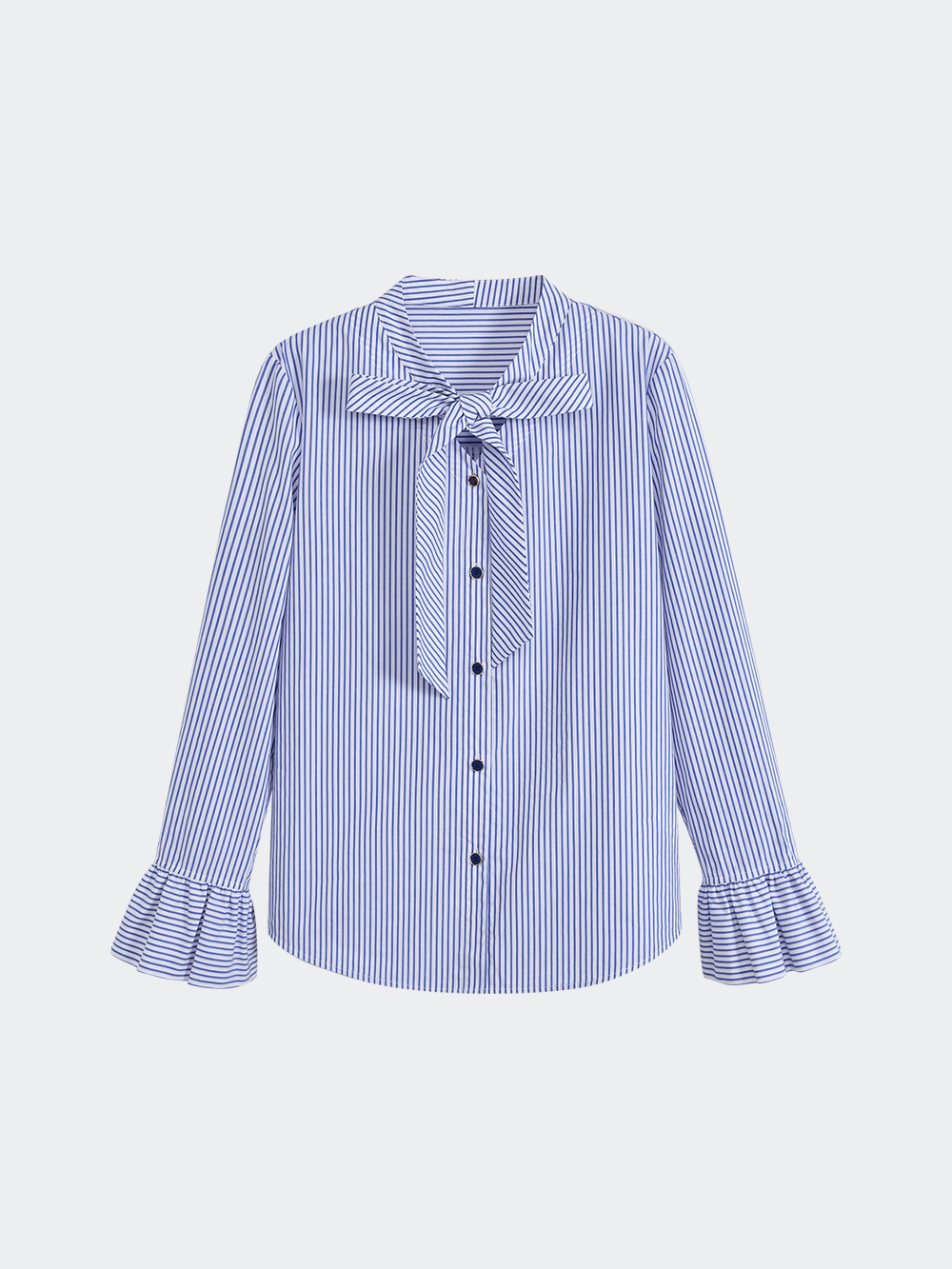 Ribbon Tie Blouse – KUOSE.com