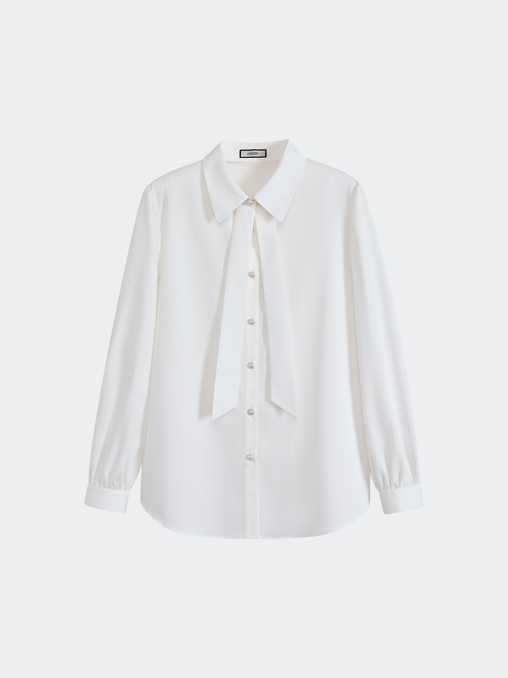 Flowy Tie Blouse – KUOSE.com