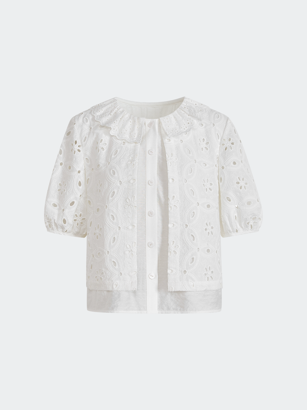 Fake Two-piece Blouse – KUOSE.com