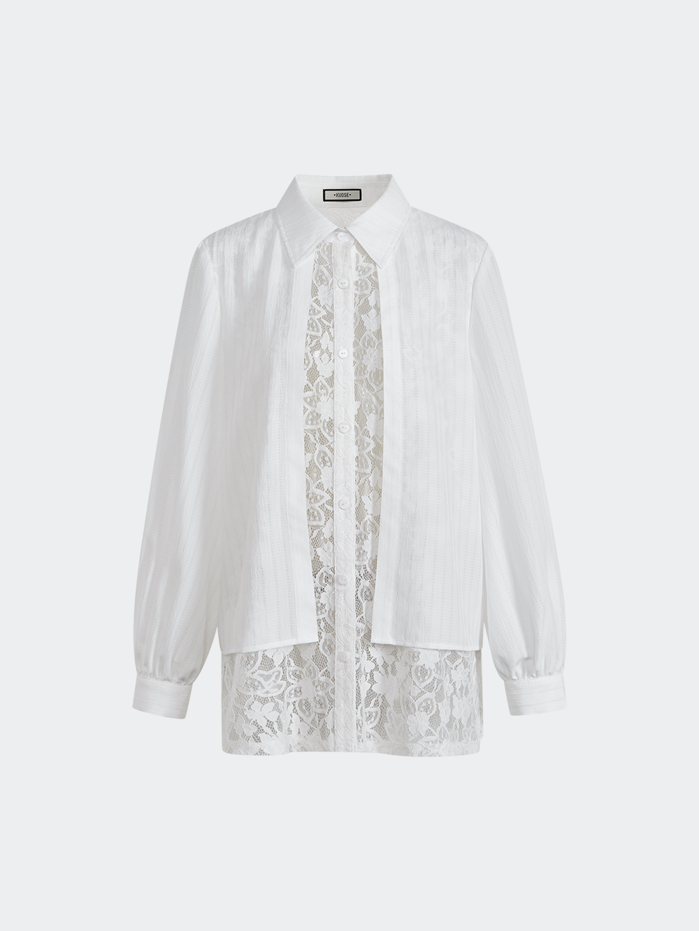 Lace Layered Blouse – KUOSE.com