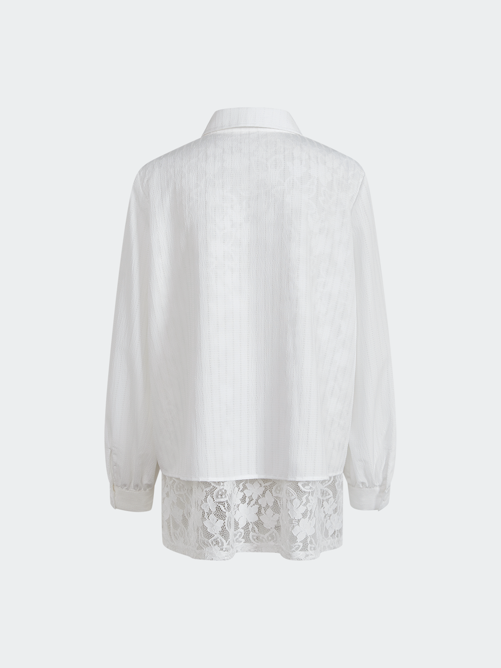 ミュージシャン Layered Coller Blouse [WH/] ミュージシャン Layered Coller Blouse [WH/] ミュージシャン