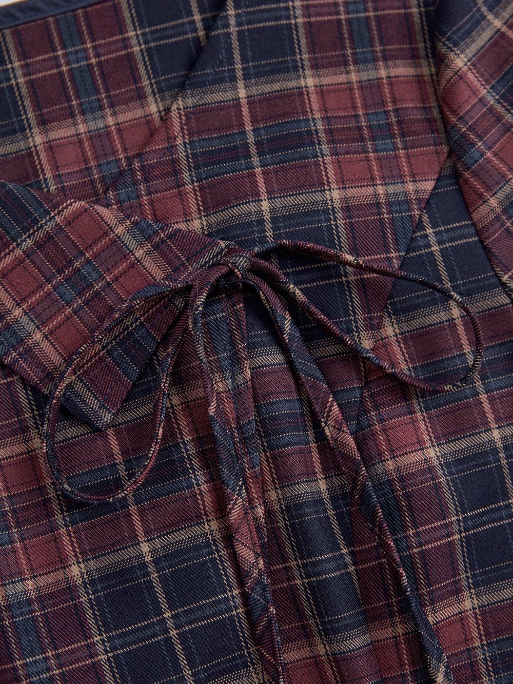 asymmetric plaid shirt dress AKIRA Patchwork Plaid Denim Mini Dress main image 0