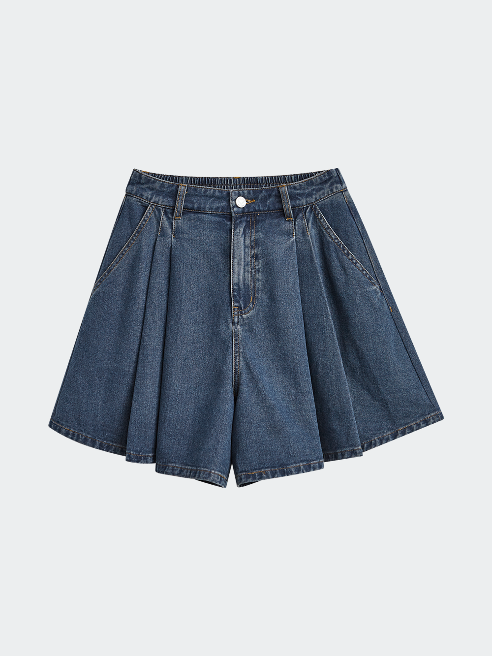 High-Waisted Denim Shorts – KUOSE.com