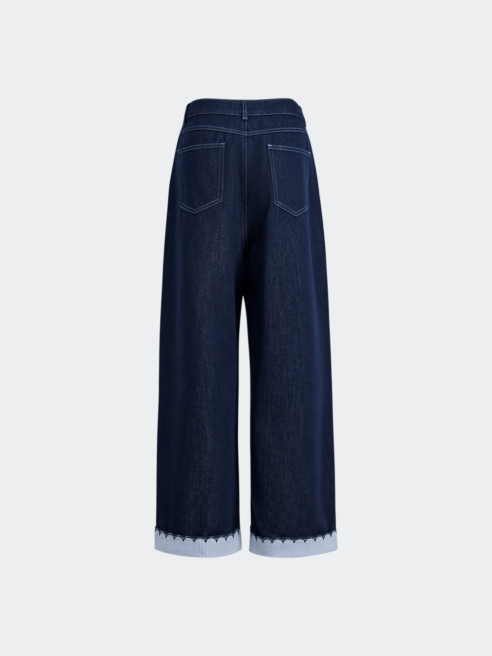Folded Hem Jeans – KUOSE.com