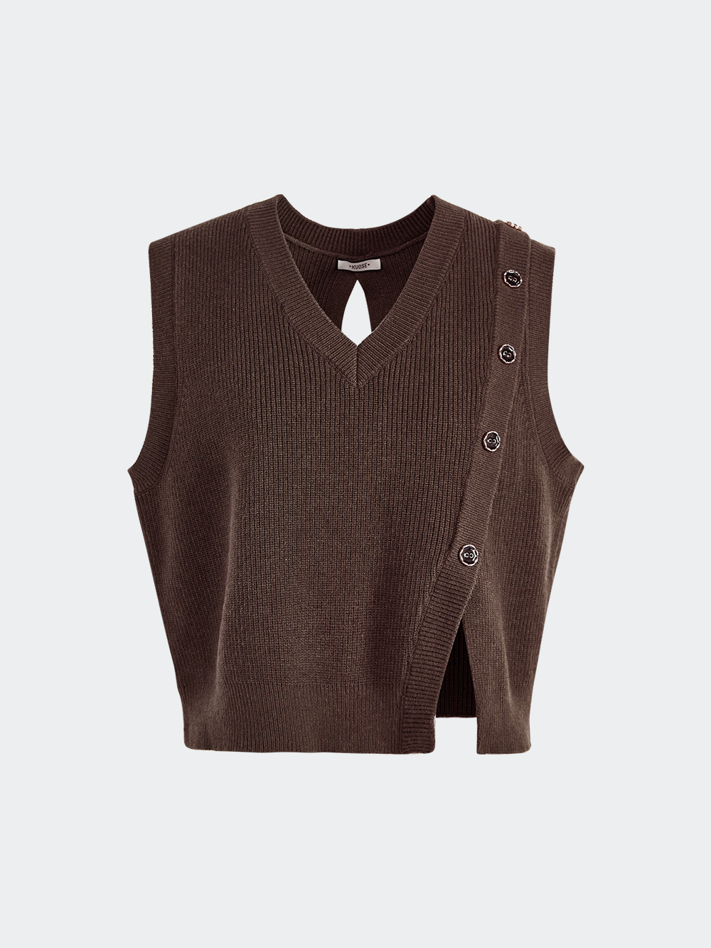 COVERNATのStone-washed knit vest 全3色 COVERNATのStone-washed knit vest 全3色 Knit Vest – KUOSE.com