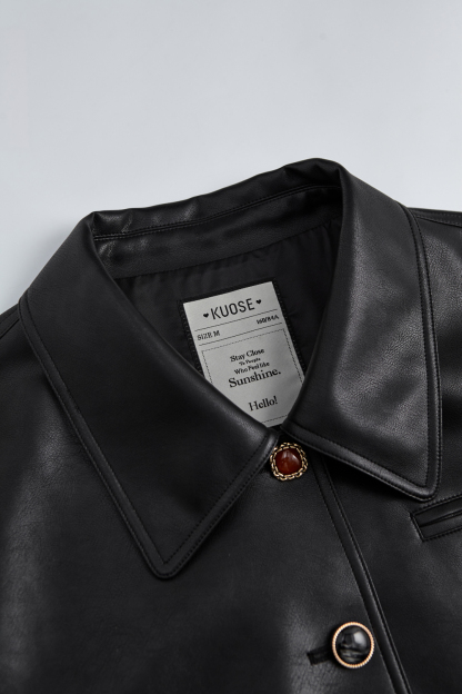 Faux Leather Jacket – KUOSE.com