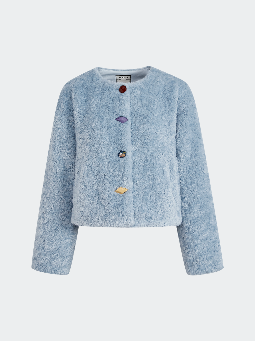 Fuzzy Scarf and Jacket Set – KUOSE.com