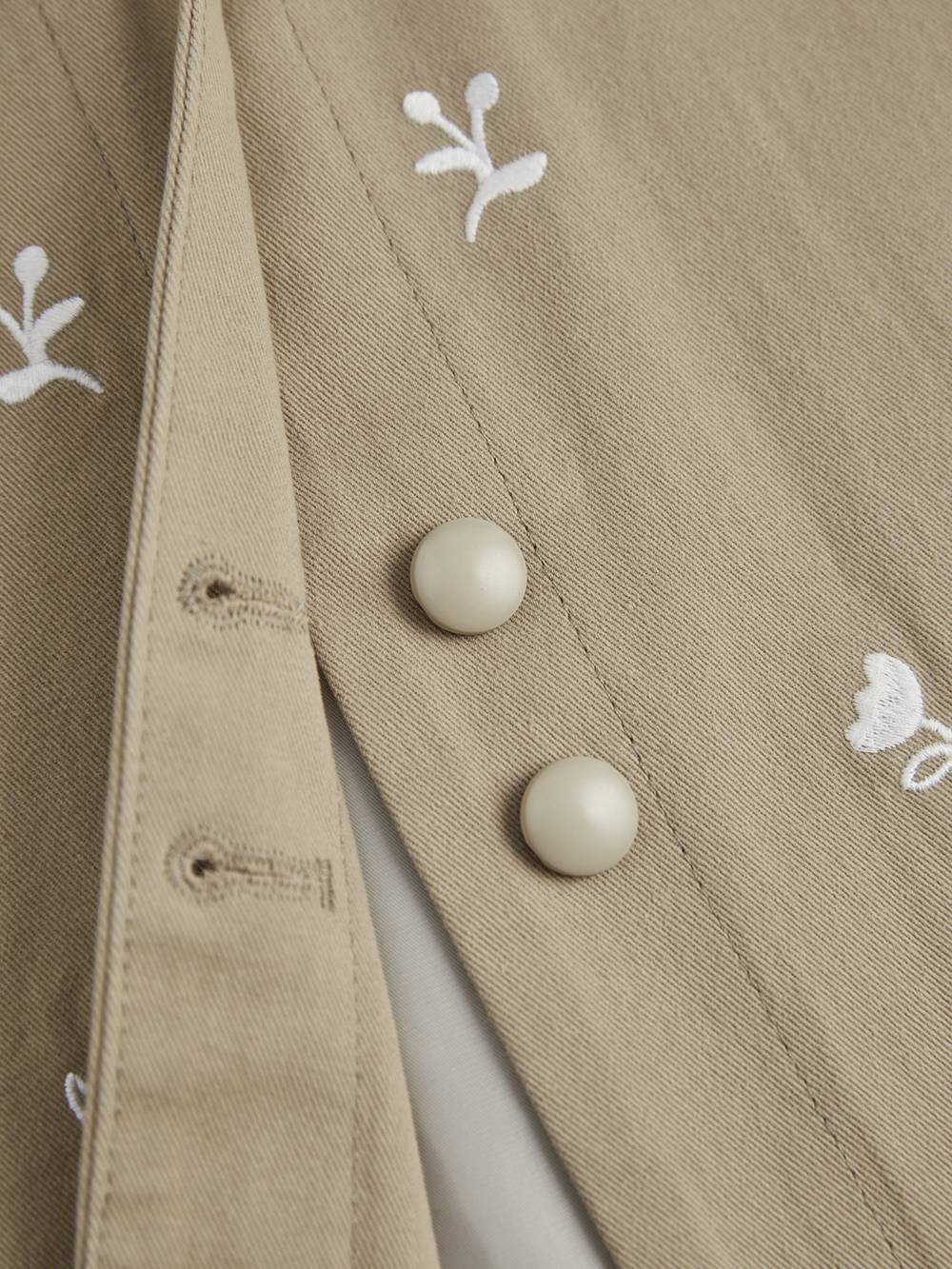 Floral Embroidered Jacket – KUOSE.com