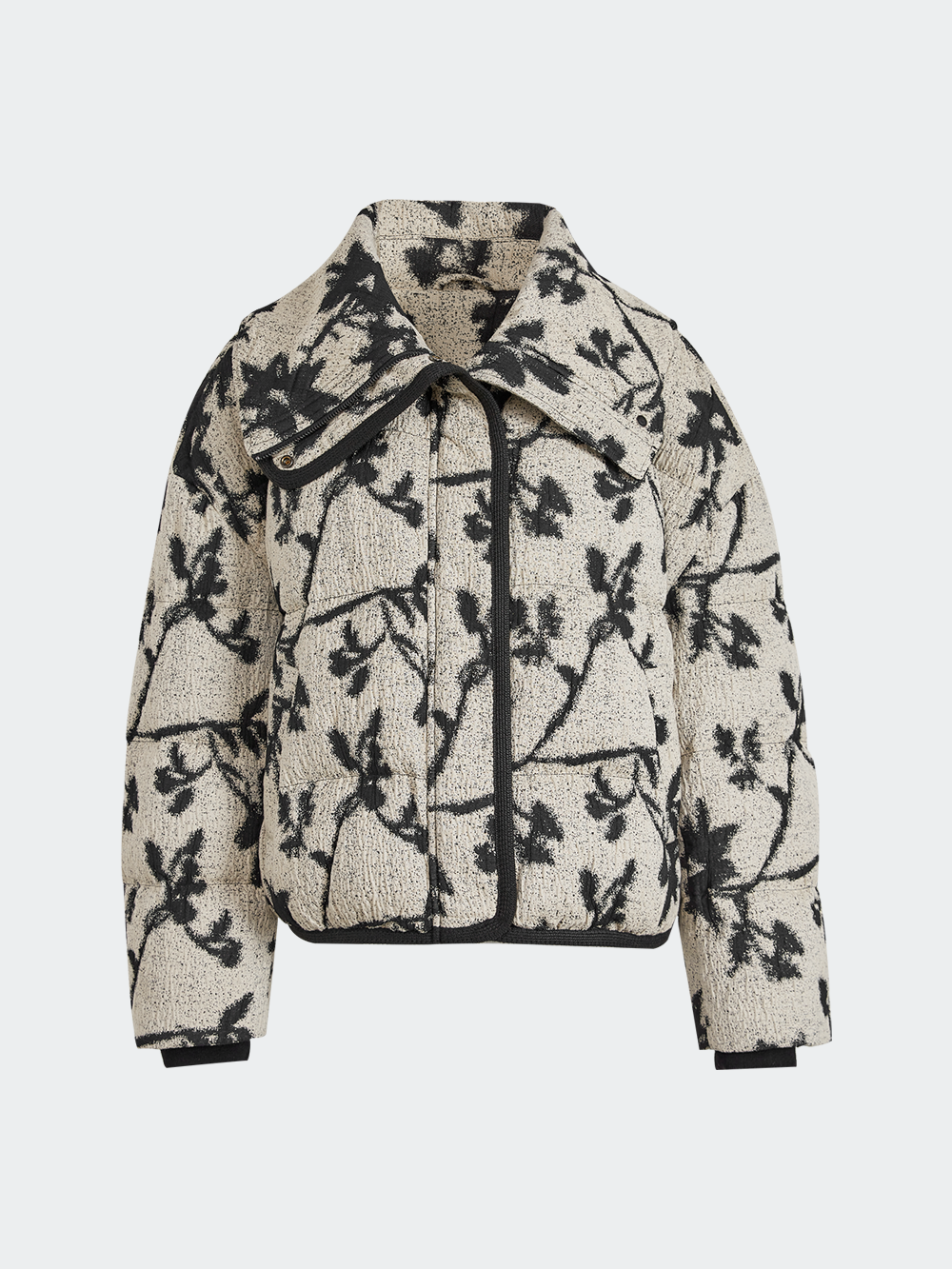 Patterned down jacket hotsell