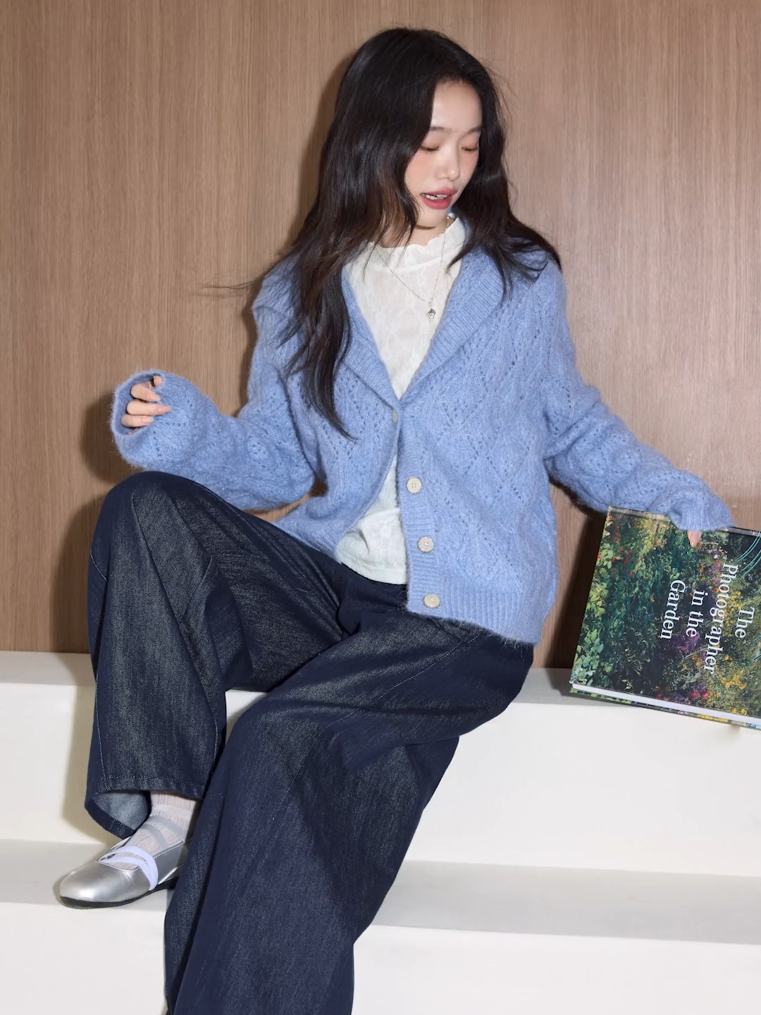 Sailor Collar Cardigan Sweater – KUOSE.com