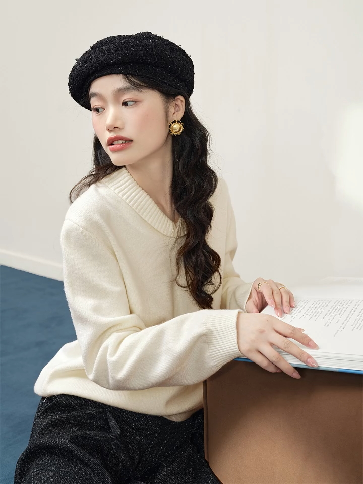 おトク情報がいっぱい！ Gathered KUOSE.com – Sweater Neck ニット/セーター