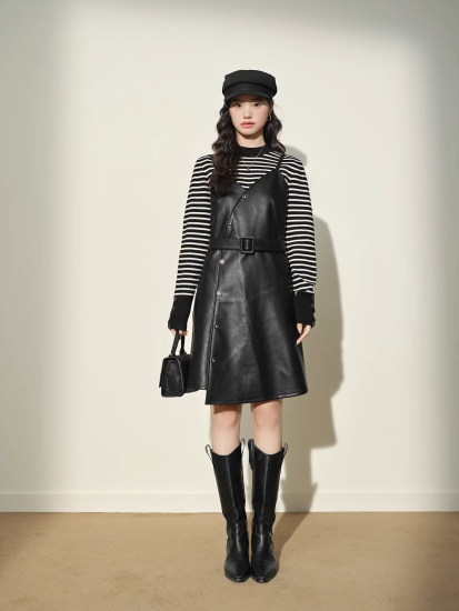 PU Leather Dress – KUOSE.com