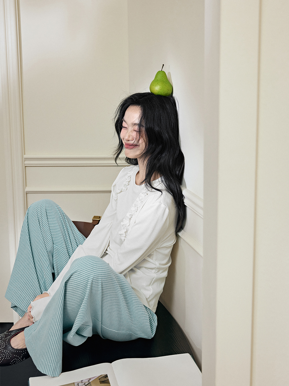 unico【ドレープ】KUYS(クイス) White Long-sleeve Top – KUOSE.com