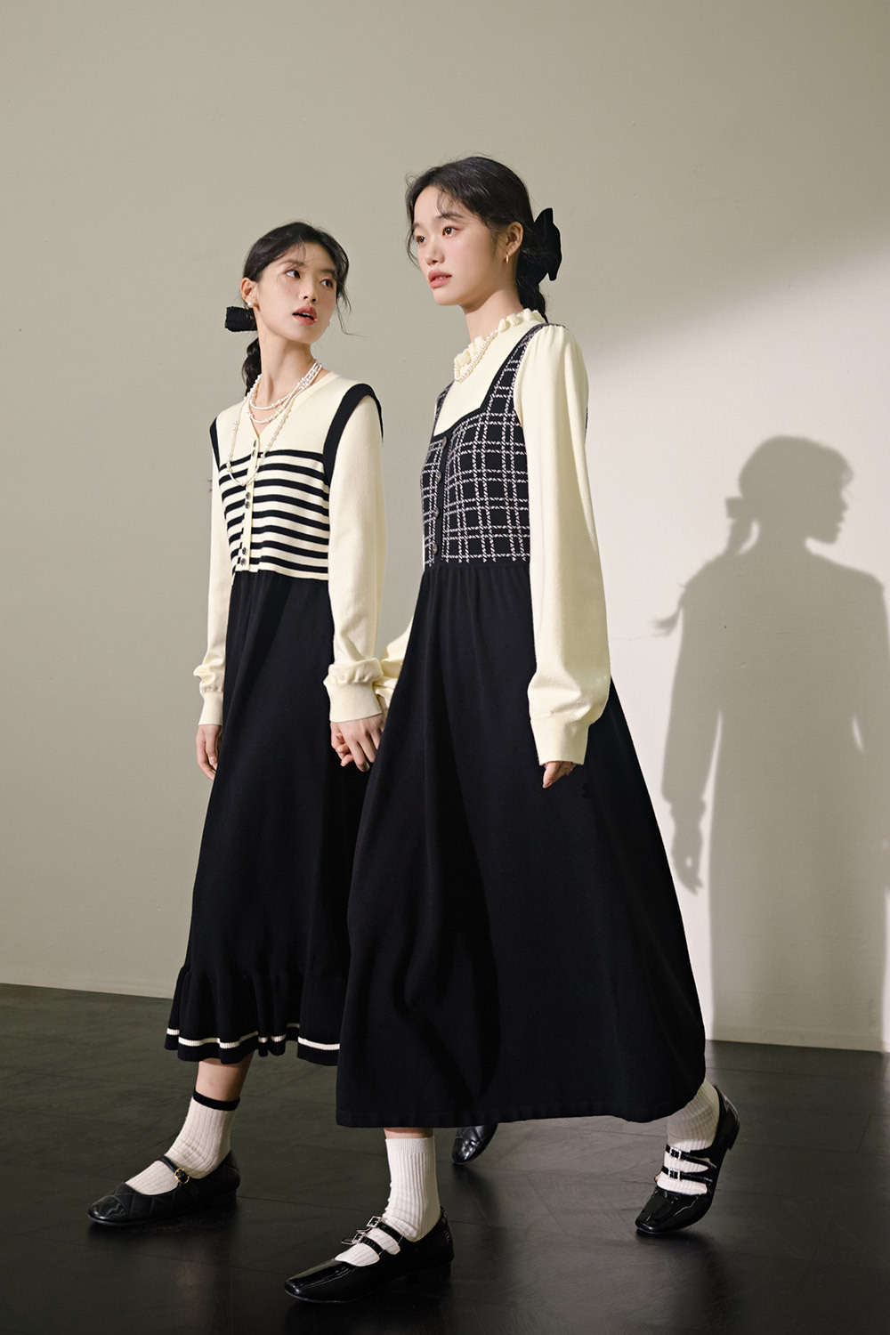 Fake two-piece dress – KUOSE.com