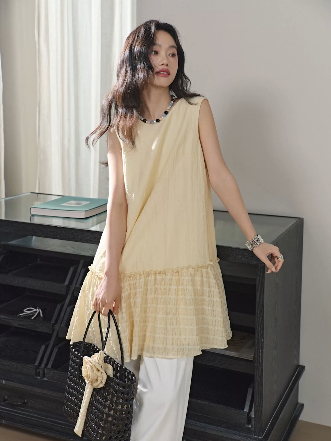 Sleeveless Shift Dress – KUOSE.com Sleeveless Shift Dress – KUOSE.com