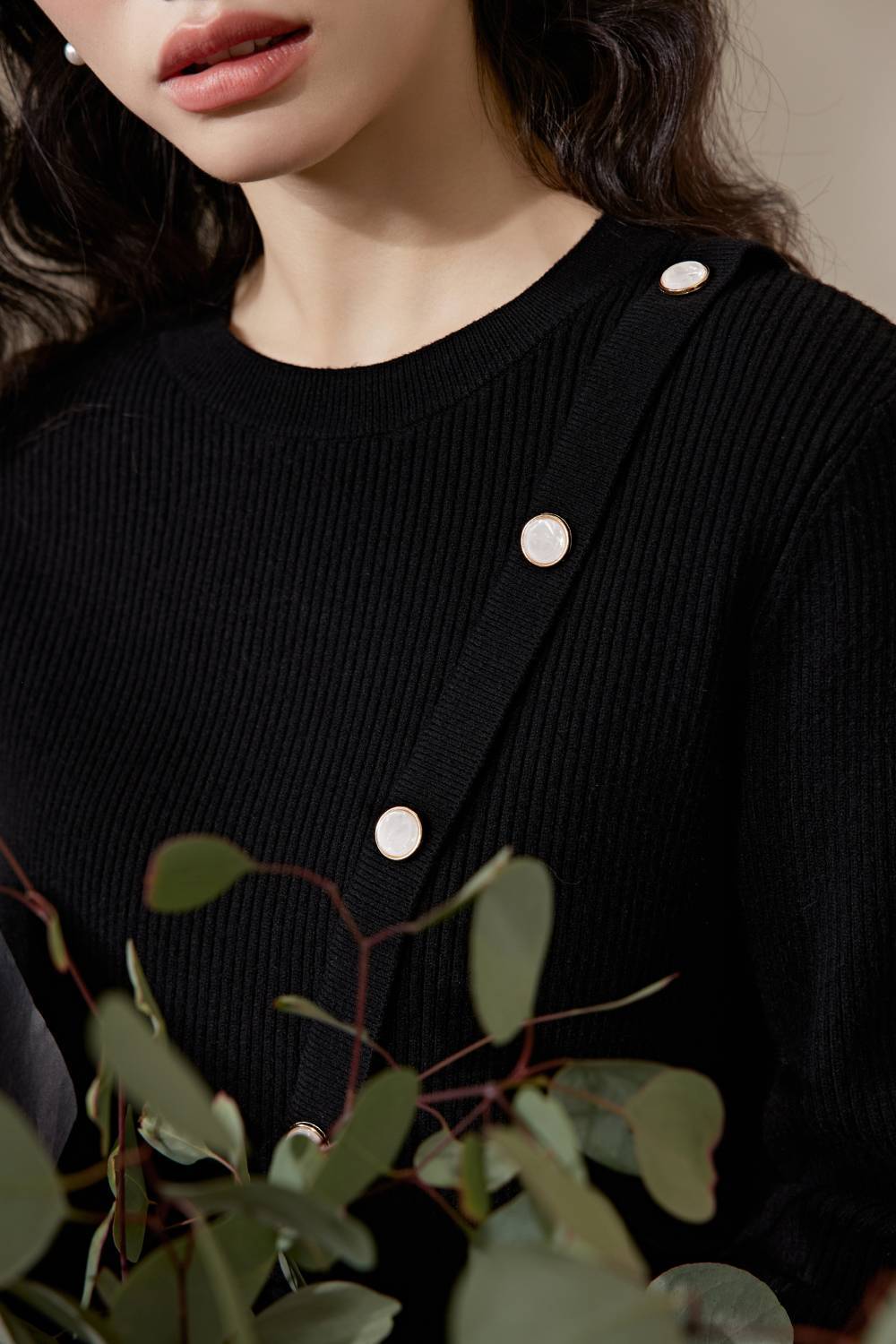 Ruffle Knit Top – KUOSE.com