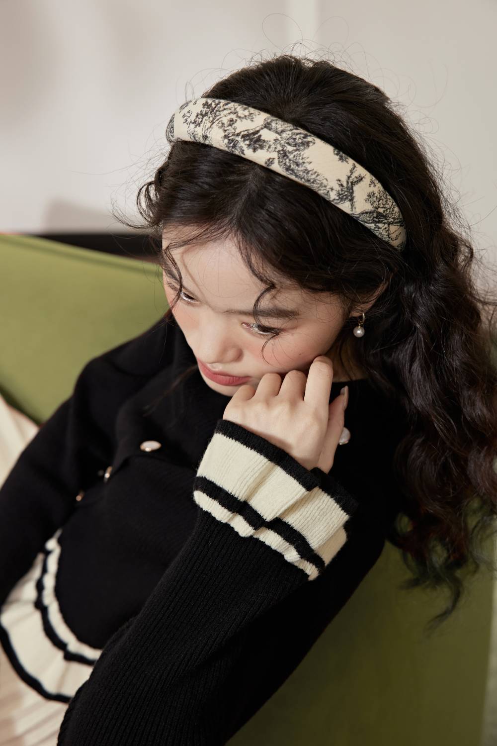 【COSYHARU】AS Look Linen Knit enzacosta-LinenOpenKnitSweater