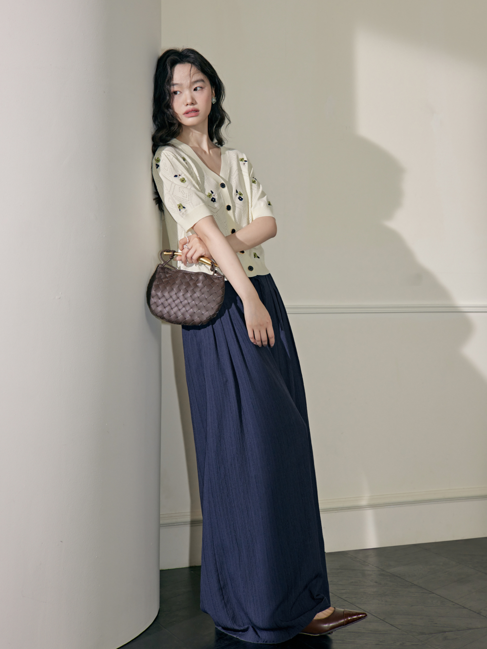 花のニットトップ – KUOSE.com
