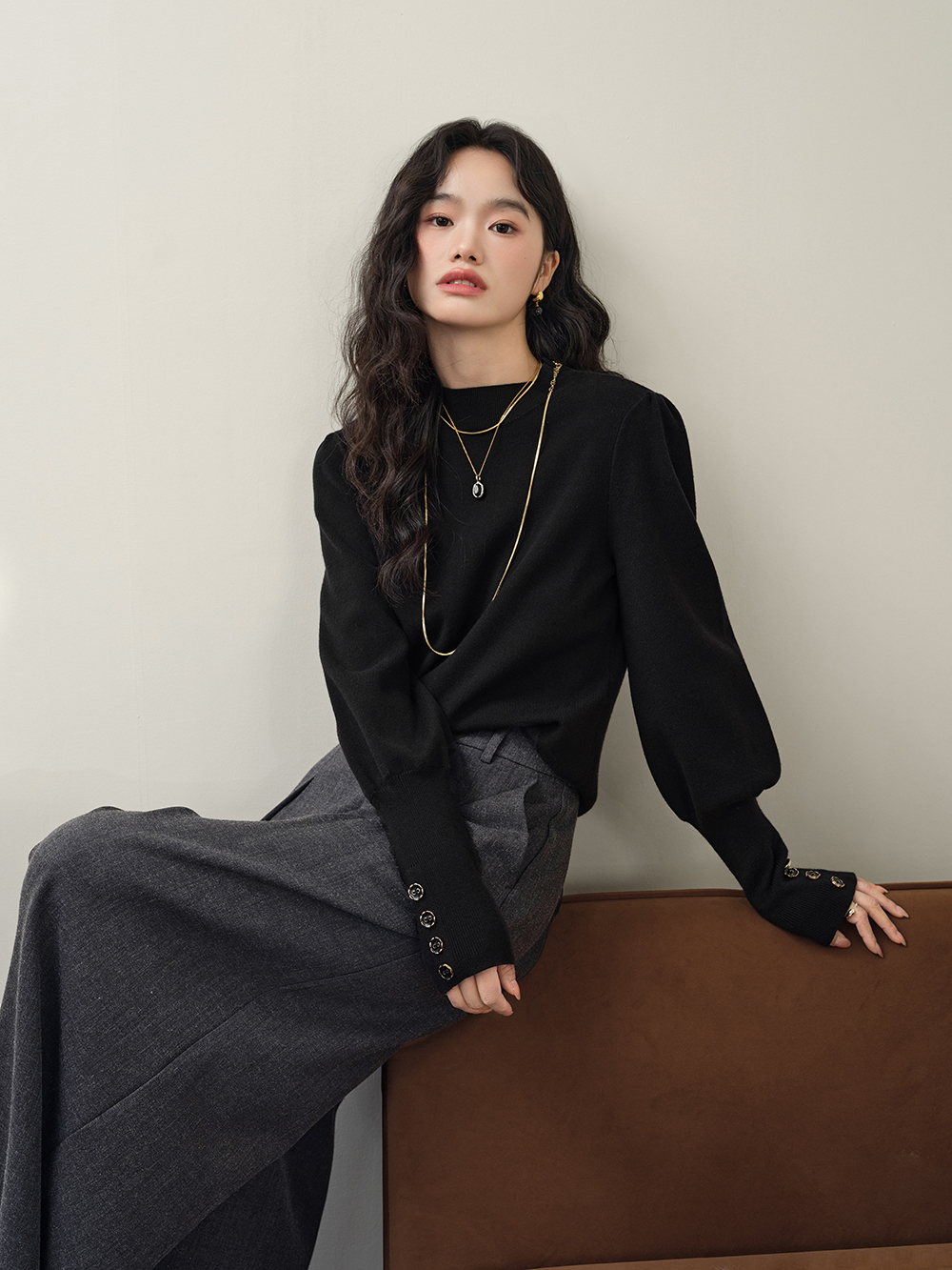 Long Sleeve Knit Top – KUOSE.com