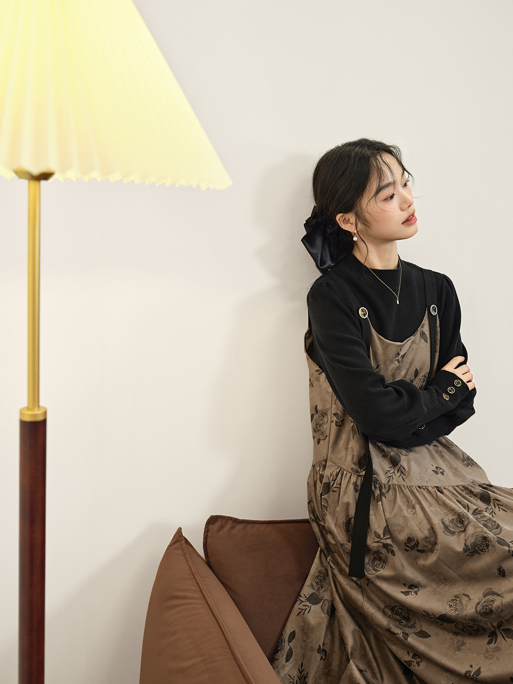 激安超特価 最大80%オフ  Long Sleeve Knit Top – KUOSE.com ワンピース