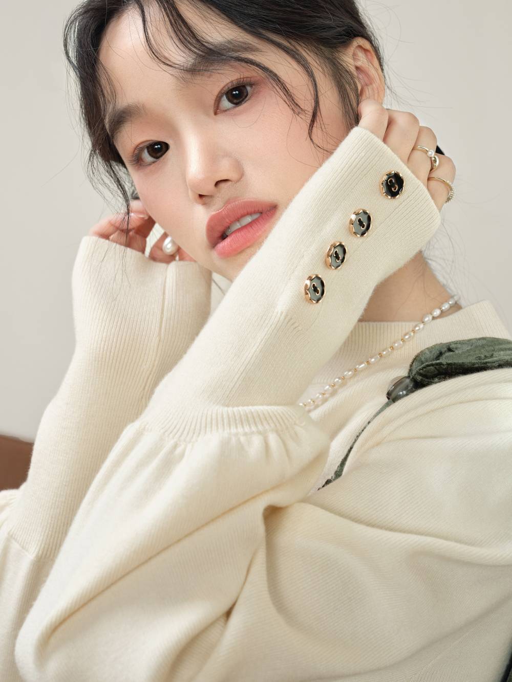 ン 大人気 新品 ノ Long Sleeve Knit Top – KUOSE.com アクセサリー