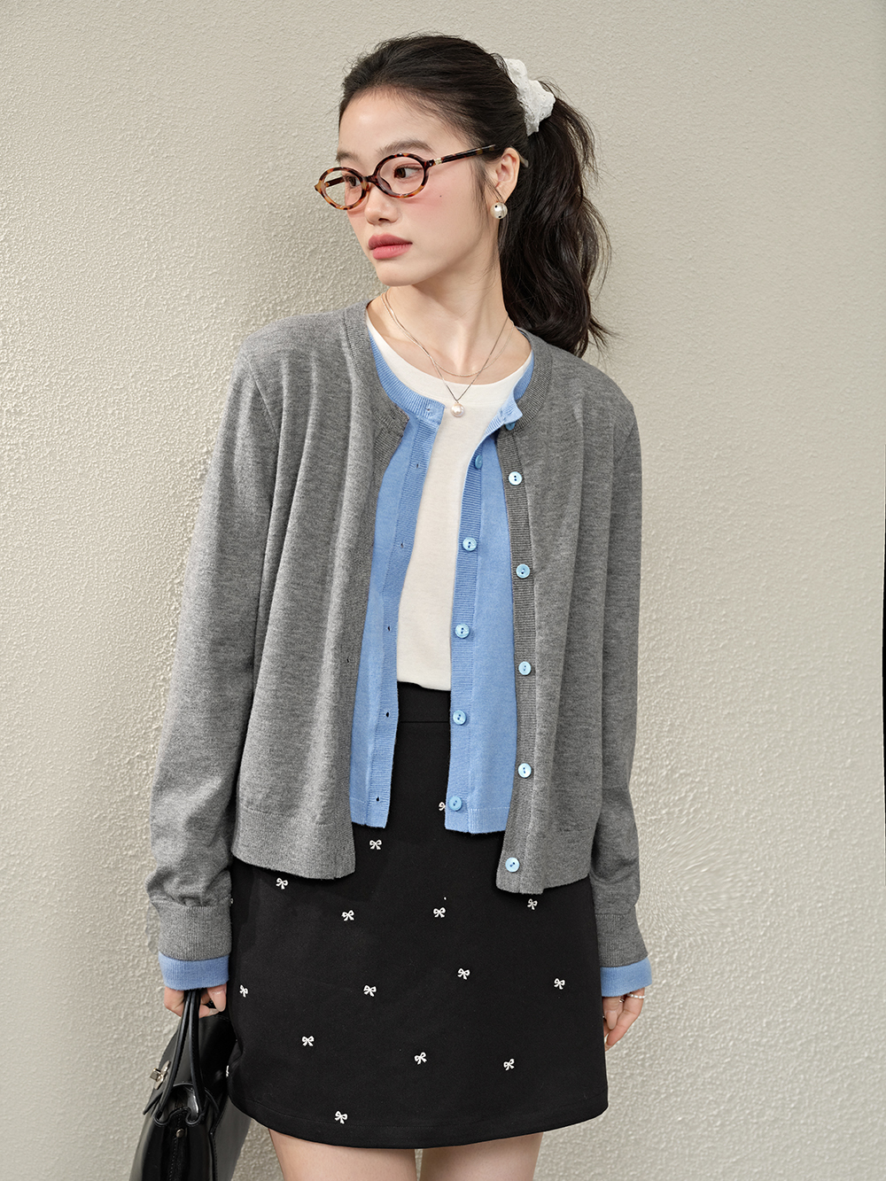 Fake Two-piece Cardigan – KUOSE.com Fake Two-piece Cardigan – KUOSE.com