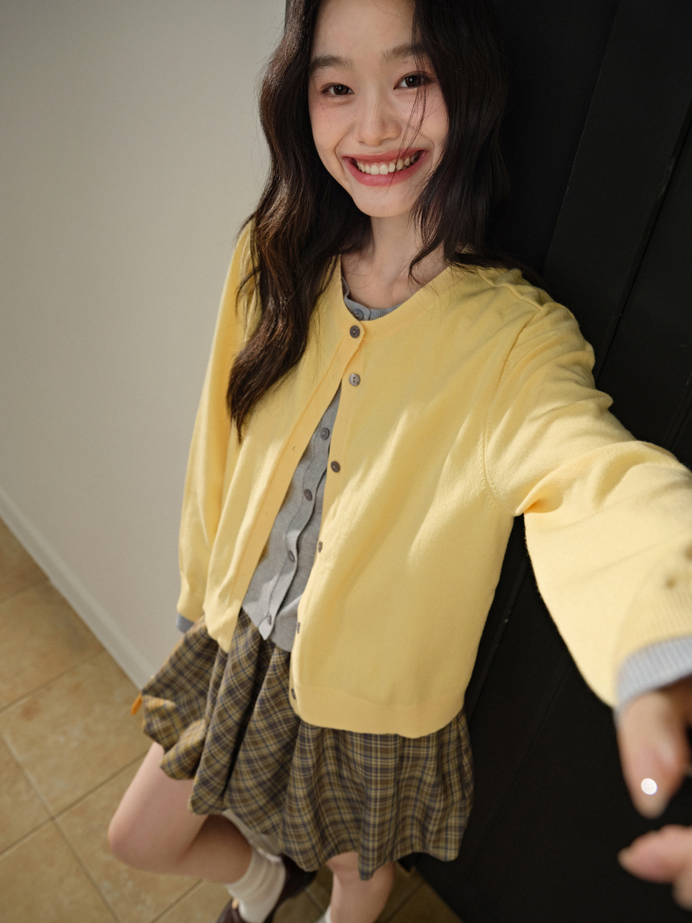 【kuose】偽のツーピースブラウス kuose】偽のツーピースブラウス