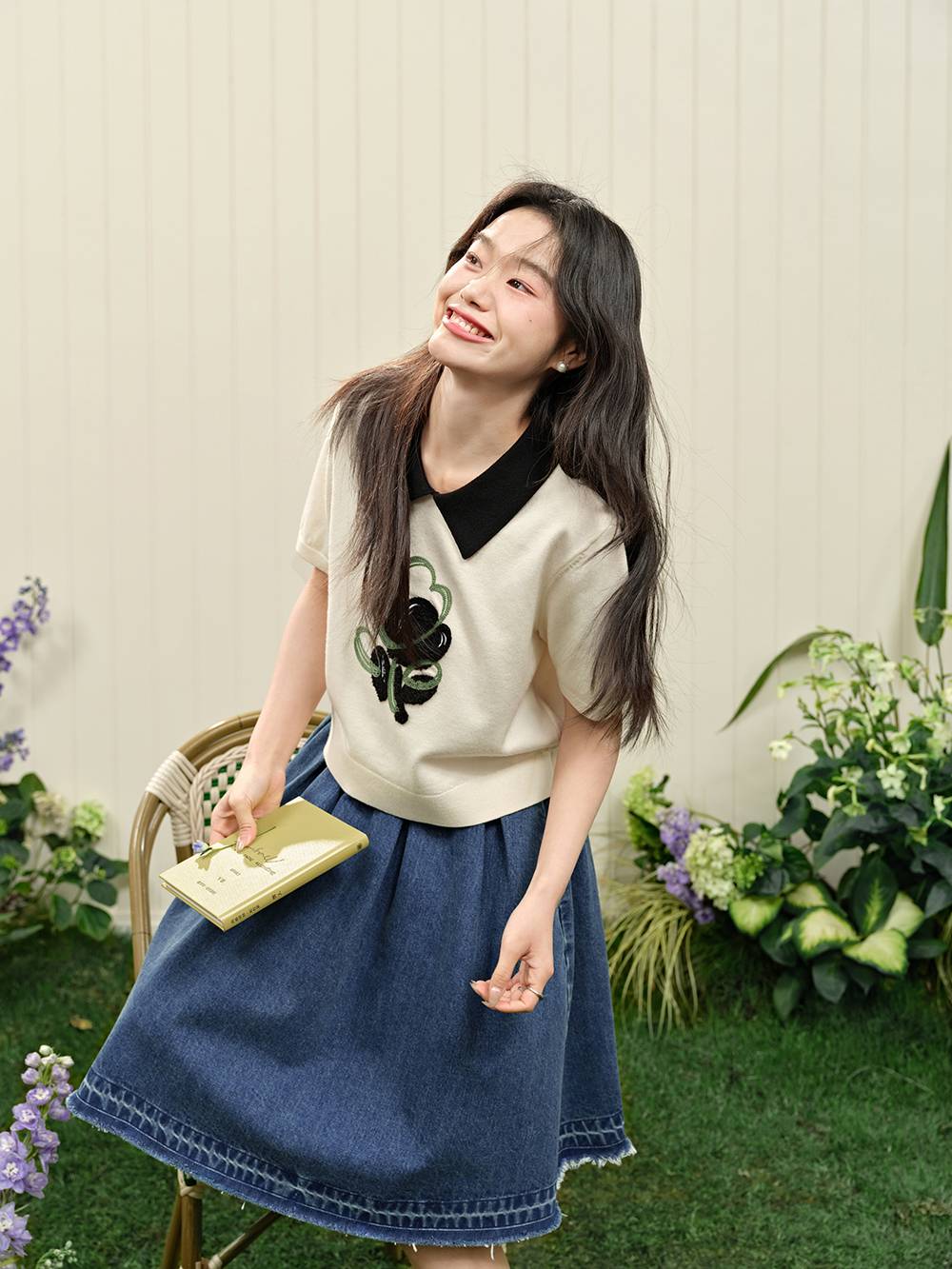 【再入荷】 花のニットトップ – KUOSE.com トップス