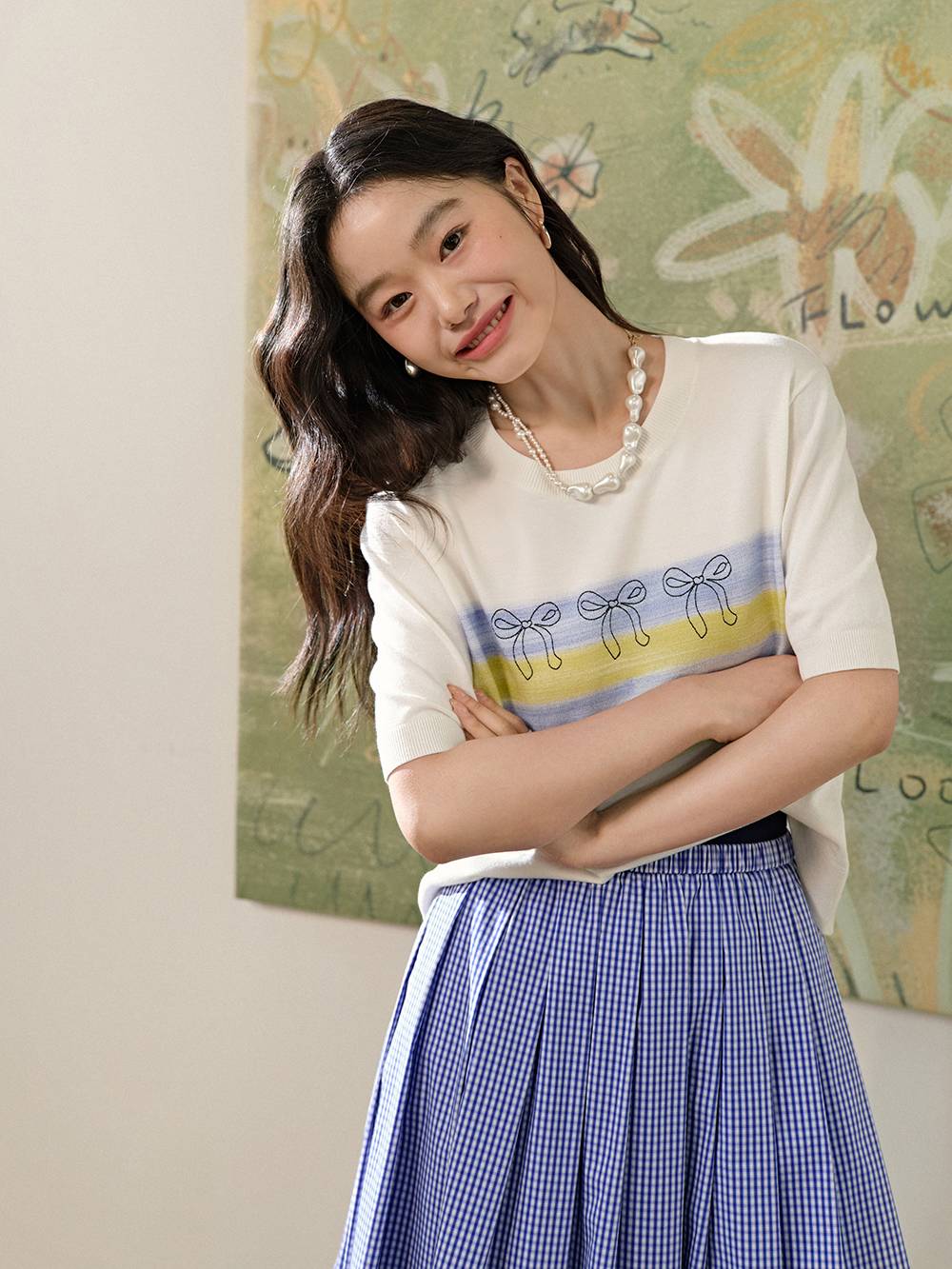 Ribbon Knit Top – KUOSE.com Ribbon Knit Top – KUOSE.com