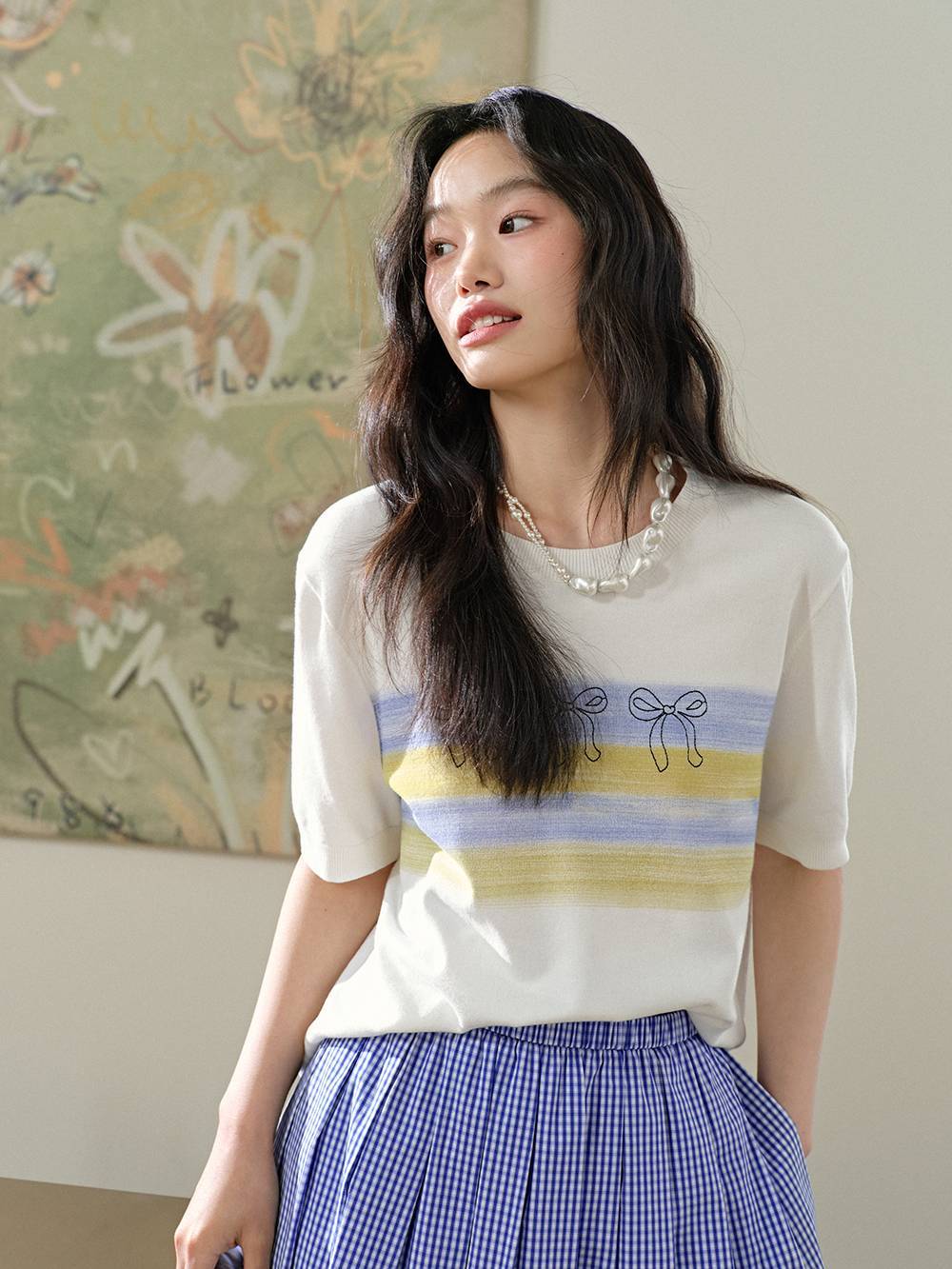 Ribbon Knit Top – KUOSE.com Ribbon Knit Top – KUOSE.com