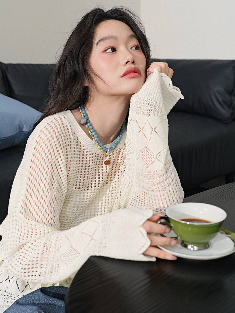Openwork Knit Top – KUOSE.com