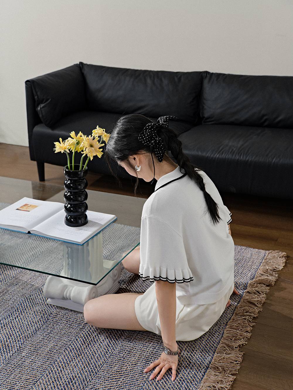 Short Sleeve Knit Top – KUOSE.com