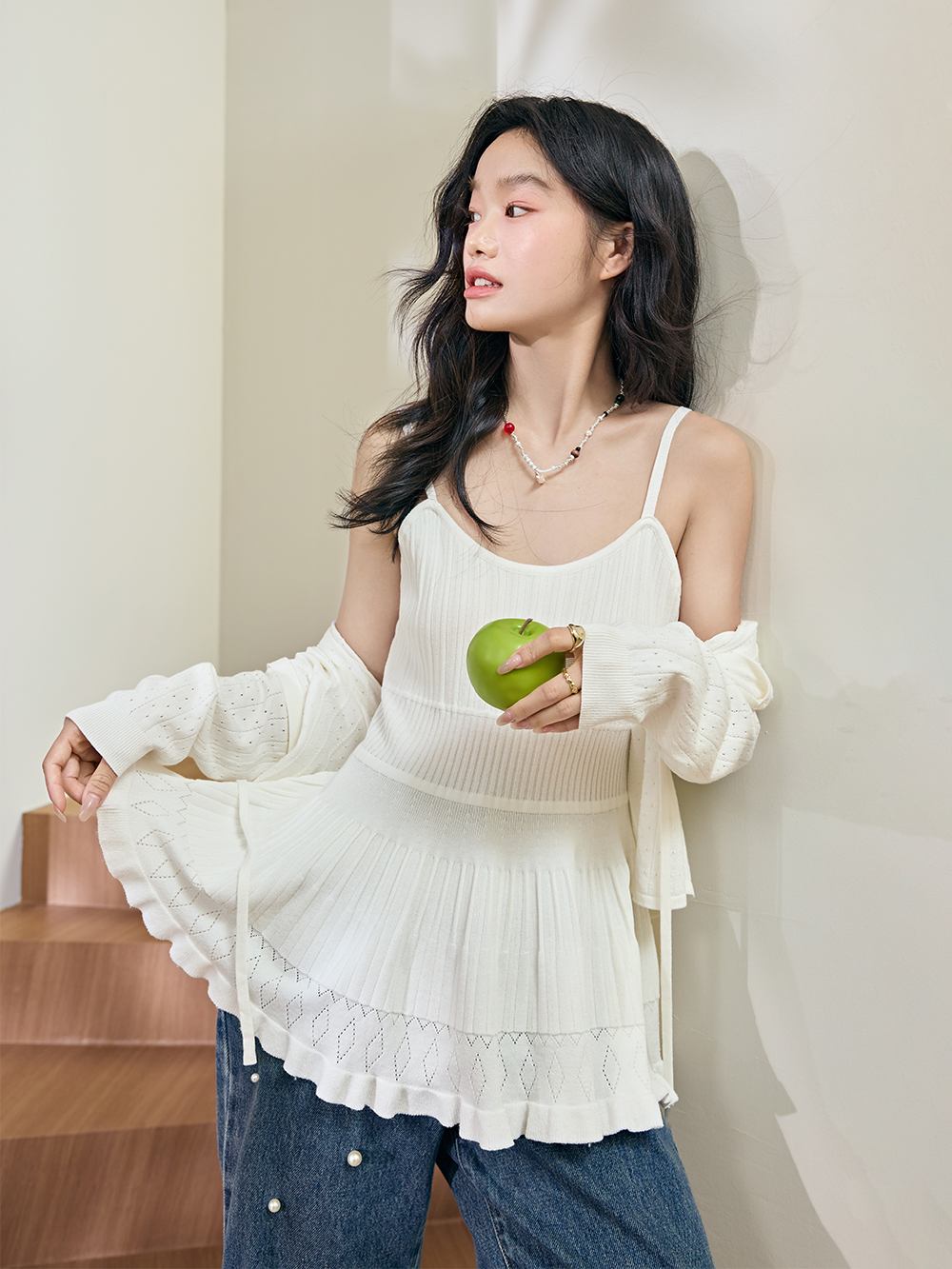 【COSYHARU】Summer Round Short Sleeve Cardigan Short Sleeve Cardigan by TOCCIN X RTR | Rent the Runway