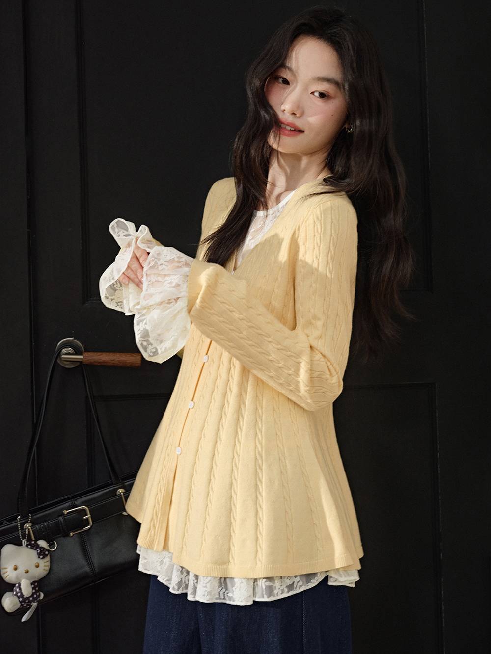 【SATIIIZ】Kudeu mesh long sleeve knit UNWIIND™ Athlounge® COMFII™ Seamless Long Sleeve Quarter-Zip