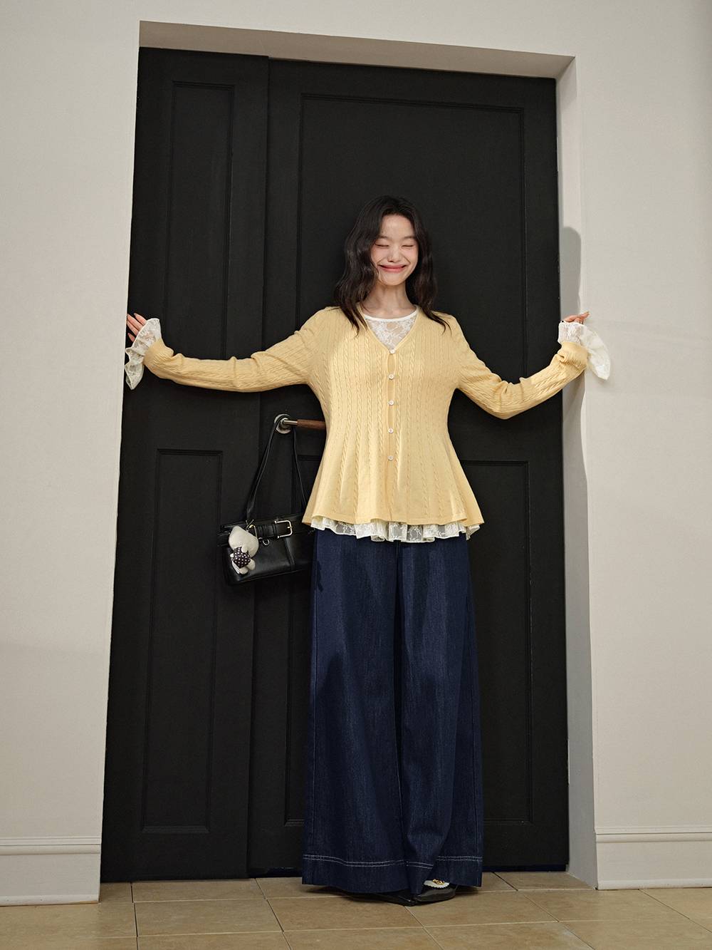 Knit Top and Lace Undershirt – KUOSE.com