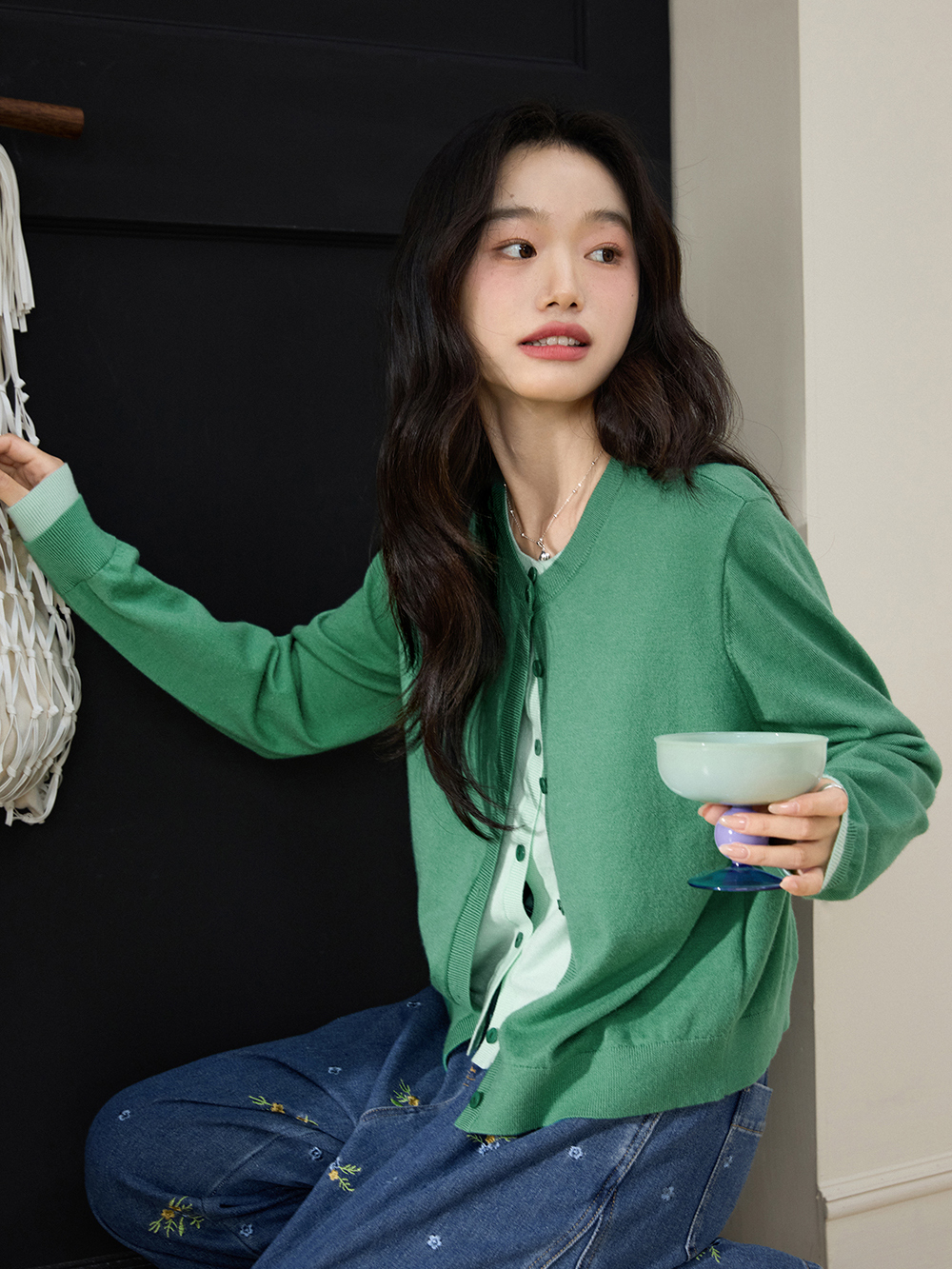 Layered Look Cardigan – KUOSE.com